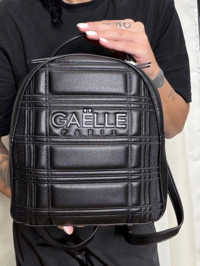 Gaelle Paris - Regular shoulder strap metal logo - GAACW03250 - Nero