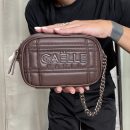 Gaelle Paris - Mini camera bag metal logo - GAACW03247 - Testa di moro