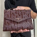 Gaelle Paris - Regular shoulder strap allover lettering - GAACW03274 - Testa di moro