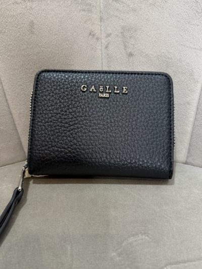 Gaelle Paris - Mini zip around essential bottalato - GAACW03229 - Nero