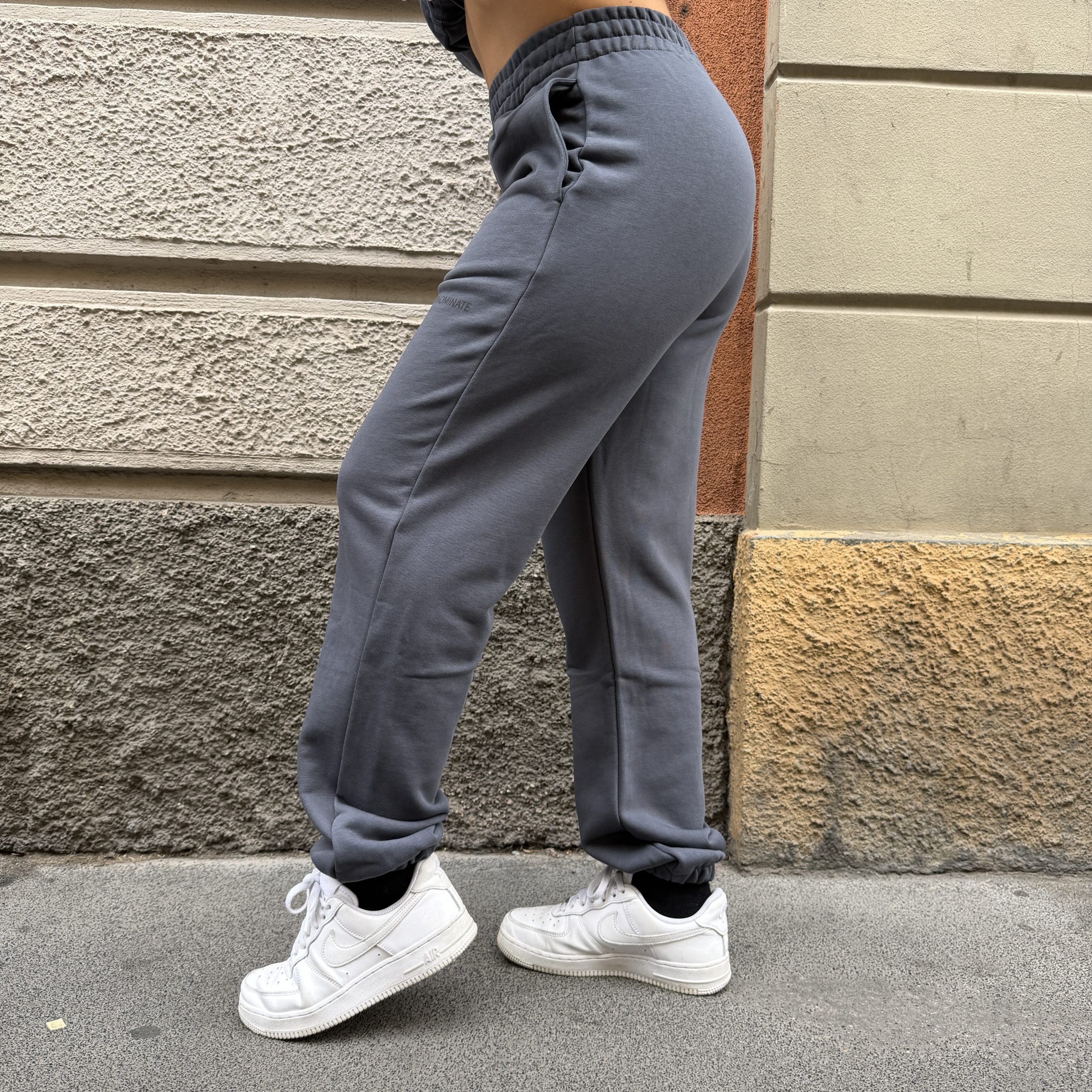 Hinnominate - Pantalone basico in felpa - HMABW03117 - Ferro - immagine 2
