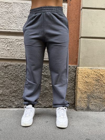 Hinnominate - Pantalone basico in felpa - HMABW03117 - Ferro