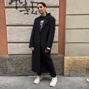 Hinnominate - Cappotto lungo in panno - HMABW02999 - Nero