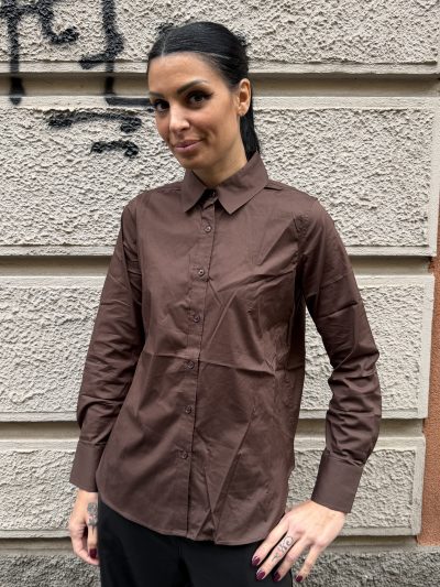 GL for Her - Camicia morbida - GLD5016YG - Marrone