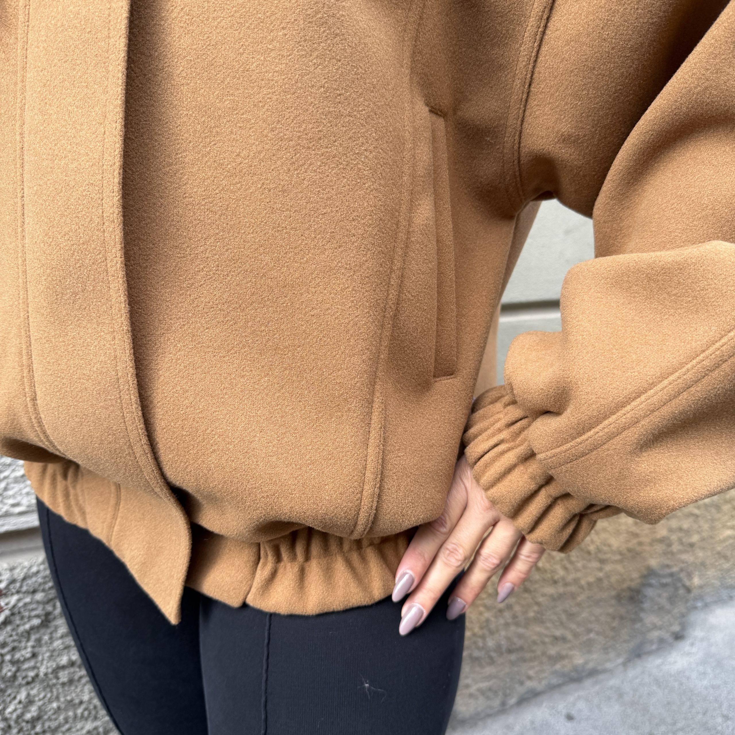 Kostumn1 - Bomber collo ecopelliccia - KE26102 - Camel - immagine 5