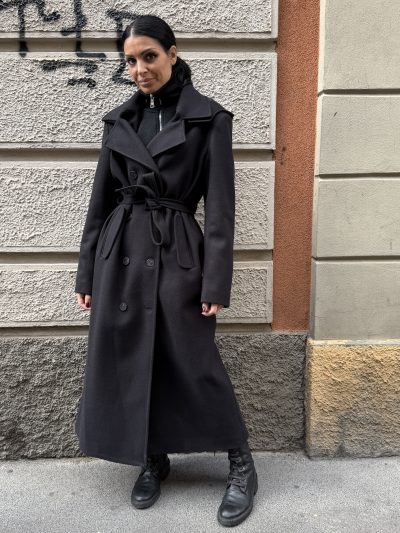 Kostumn1 - Cappotto con cappuccio - KE26154 - Nero