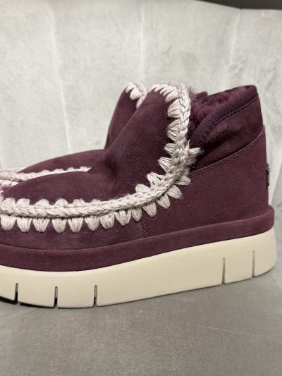 Mou - Bounce welt sneaker suede - MU.FW751000A/CAB - Cabernet