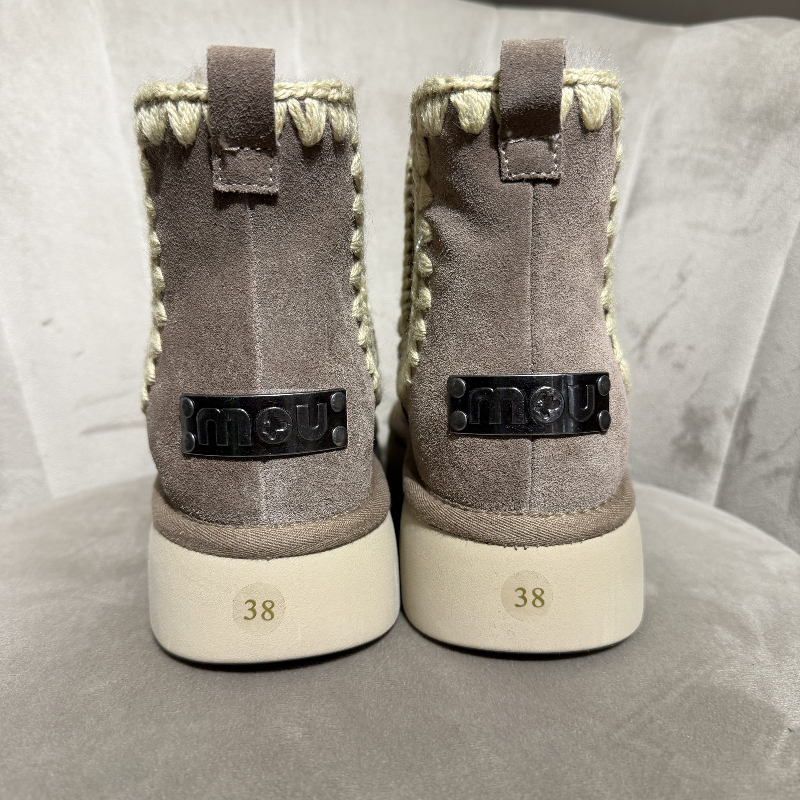 Mou - Bounce chelsea boot in suede - MU.FW531037A/ELGRY - Elephant grey - immagine 2