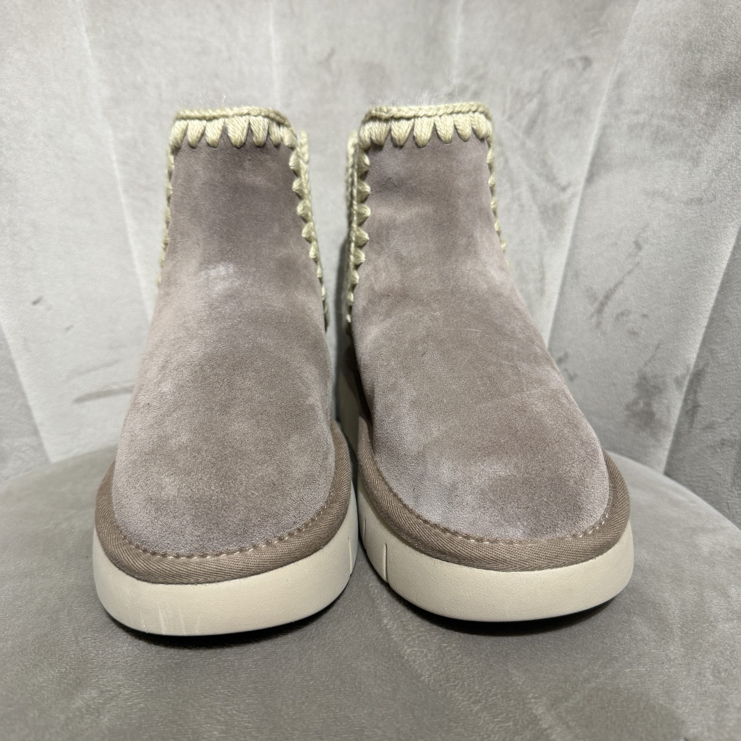 Mou - Bounce chelsea boot in suede - MU.FW531037A/ELGRY - Elephant grey - immagine 3
