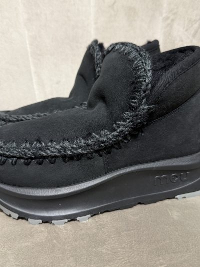 Mou - Speed eskimo sneaker suede - MU.FW761002A/BKBK - Black/black