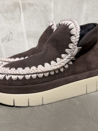 Mou - Bounce welt sneaker suede - MU.FW751000A/MOCHA - Mocha
