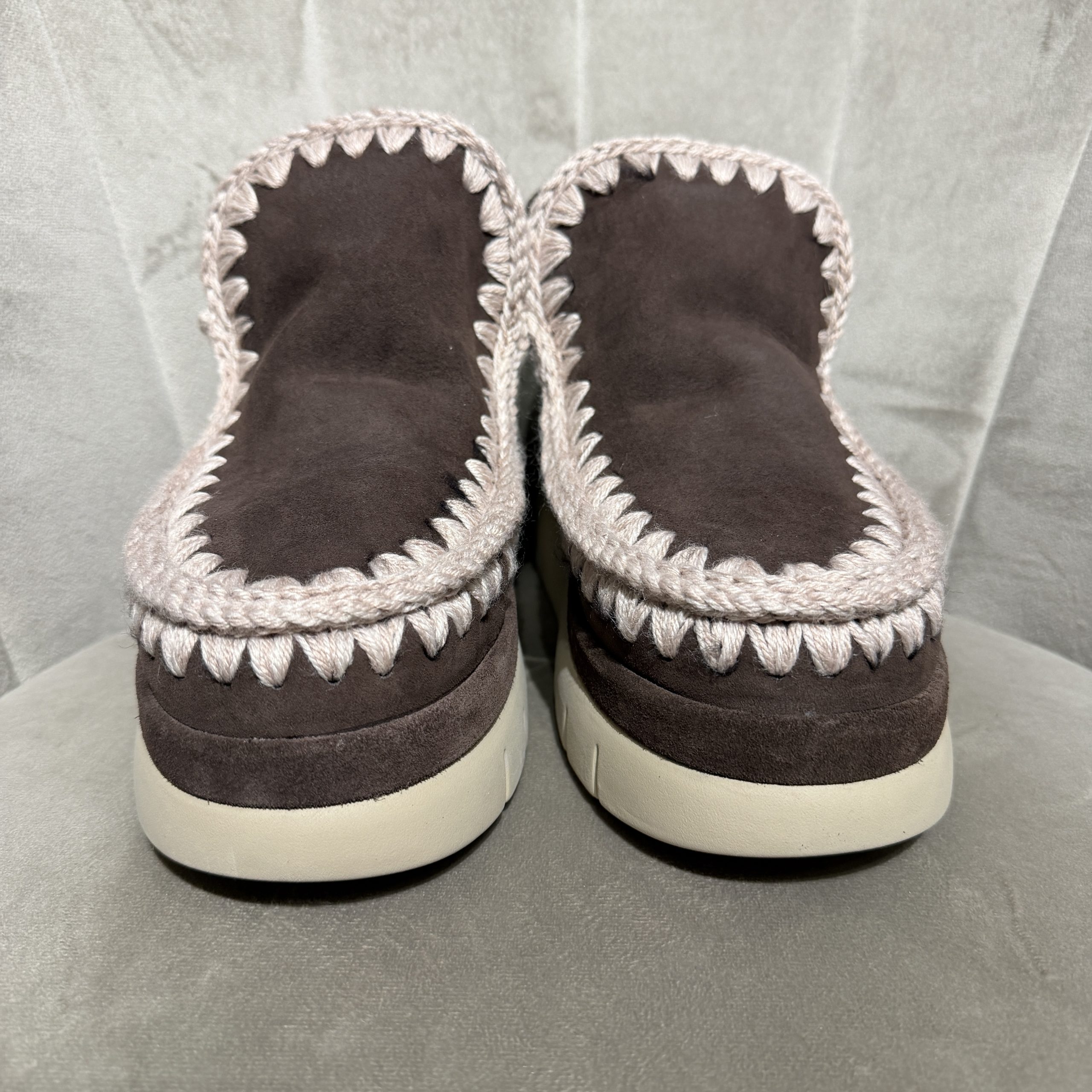 Mou - Bounce welt sneaker suede - MU.FW751000A/MOCHA - Mocha - immagine 2