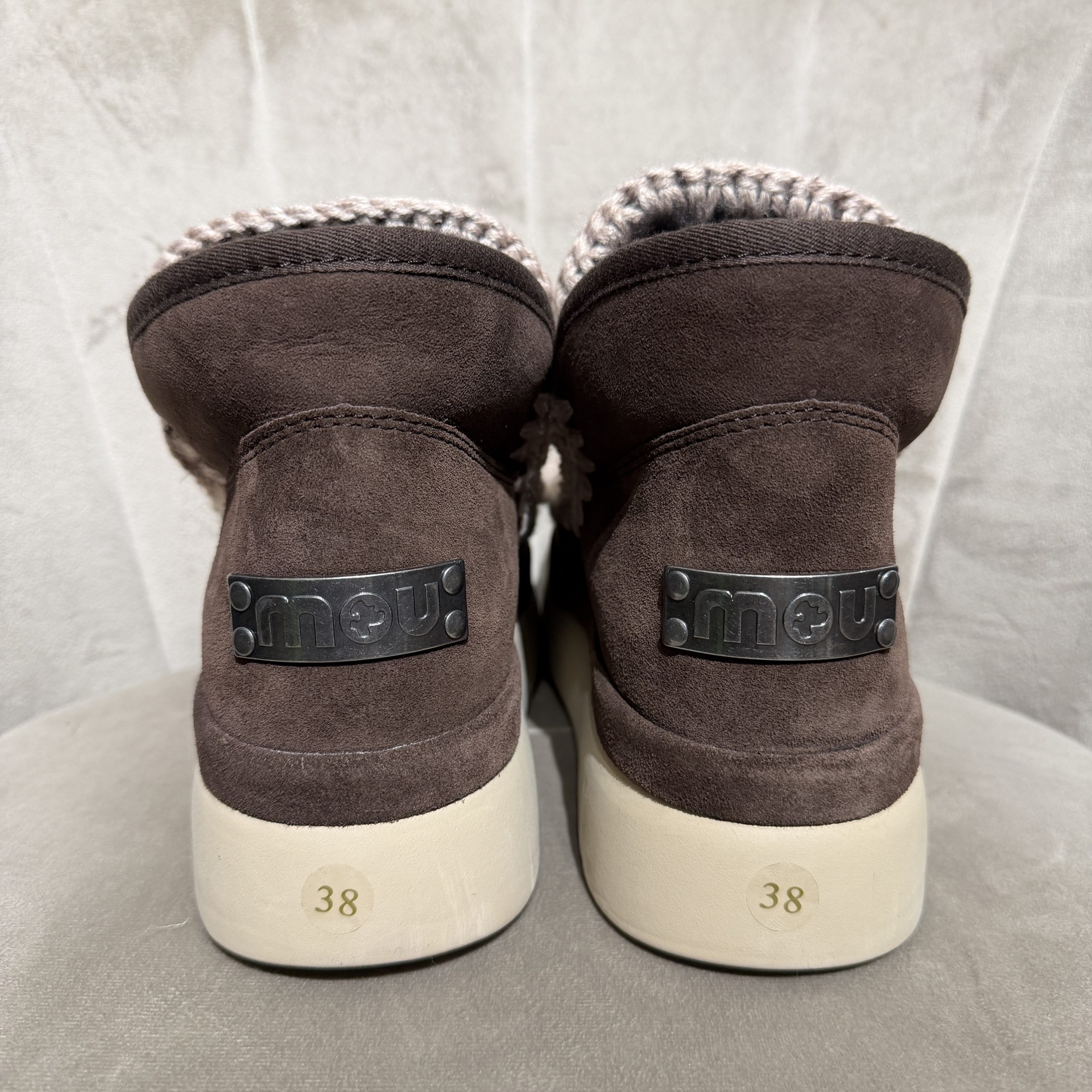 Mou - Bounce welt sneaker suede - MU.FW751000A/MOCHA - Mocha - immagine 3