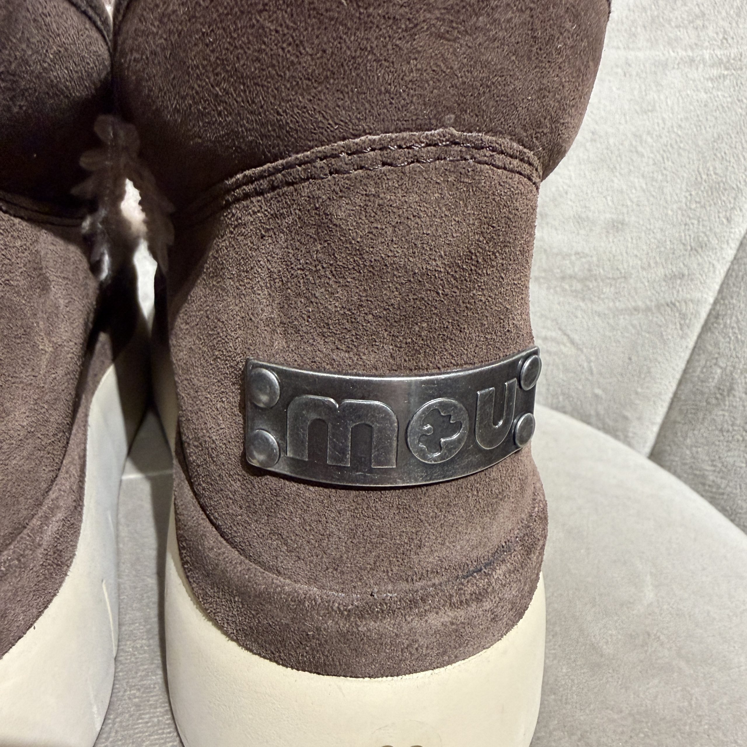 Mou - Bounce welt sneaker suede - MU.FW751000A/MOCHA - Mocha - immagine 4