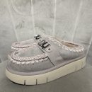 Mou - Bounce clog metal logo - MU.FW531001A/GOAT - Goat