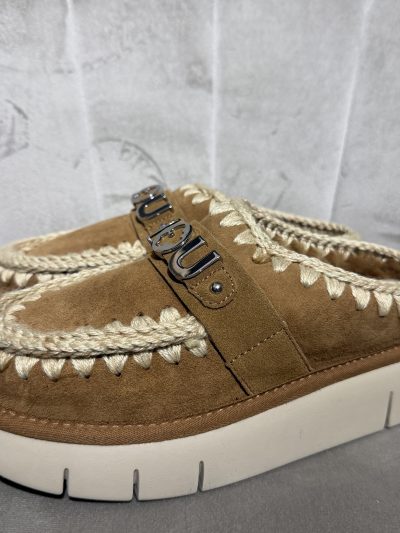 Mou - Bounce clog metal logo - MU.FW531001A/COG - Cognac