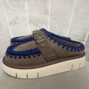Mou - Bounce clog metal logo - MU.FW531001A/BRPNA - Brown pepper