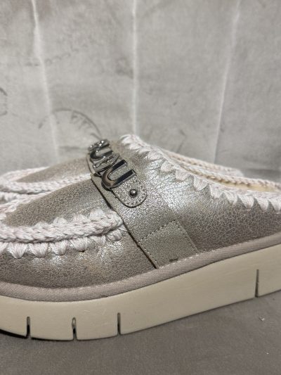 Mou - Bounce clog special leather - MU.FW531001B/STME - Stone metallic