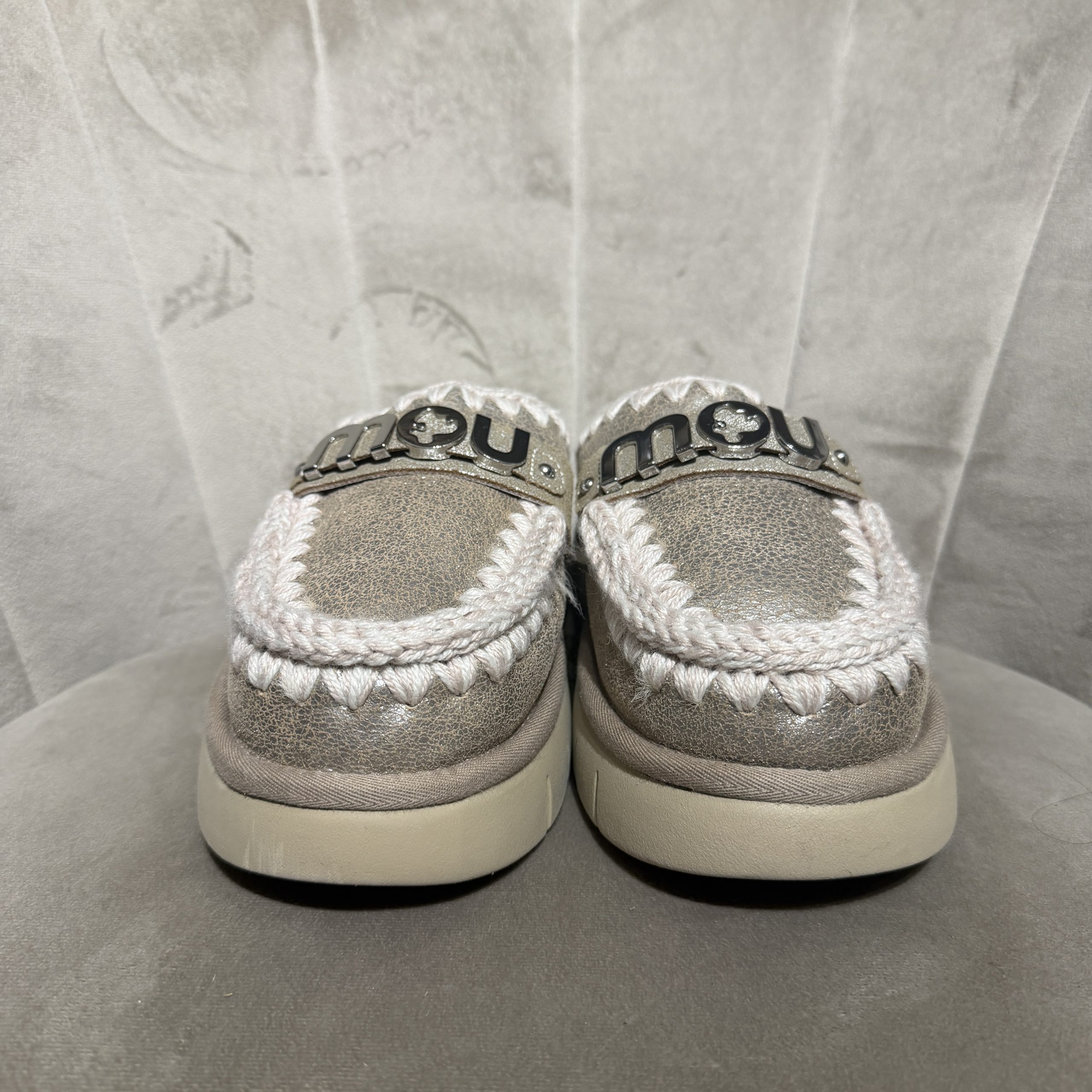 Mou - Bounce clog special leather - MU.FW531001B/STME - Stone metallic - immagine 2