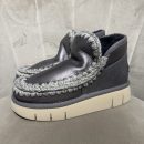Mou - Eskimo bounce sneaker special leather - MU.FW751000A/JGUN - Jungla gunmetal
