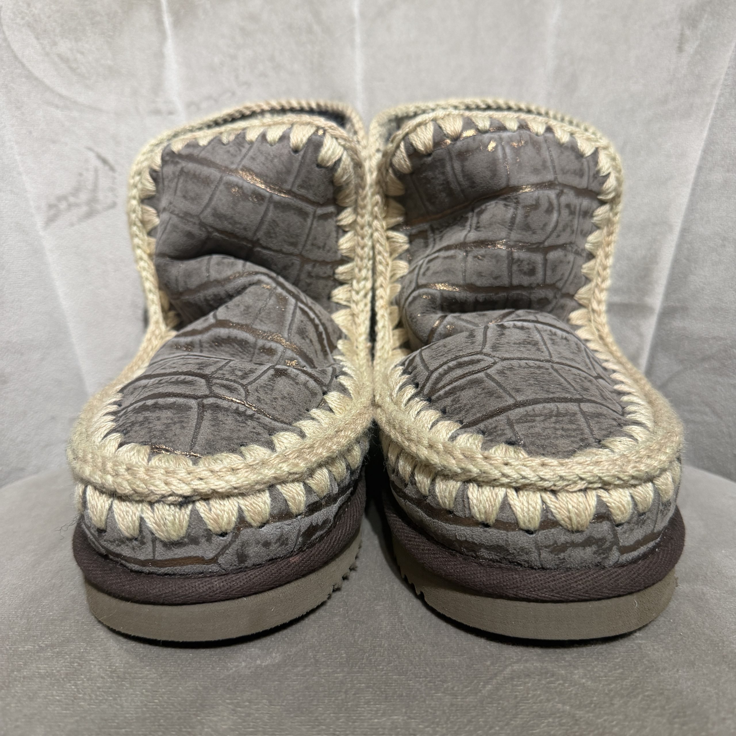 Mou - Eskimo 18 rhinestone logo - MU.FW101036C/CBRZ - Cocco bronze - immagine 2