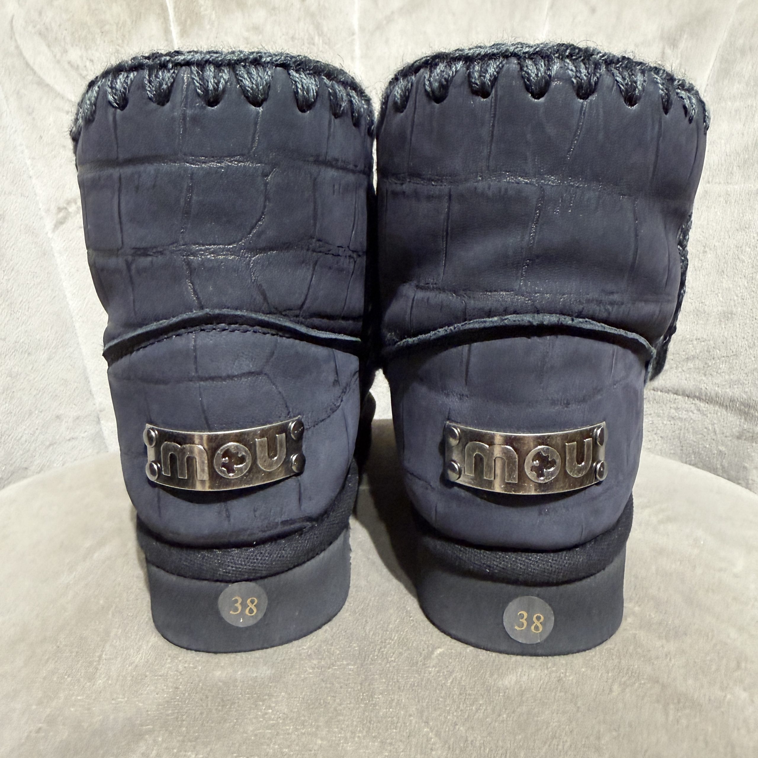 Mou - Eskimo 18 cocco nubuck - MU.FW101150C/NUCBL - Nubuck effect cocco black - immagine 3