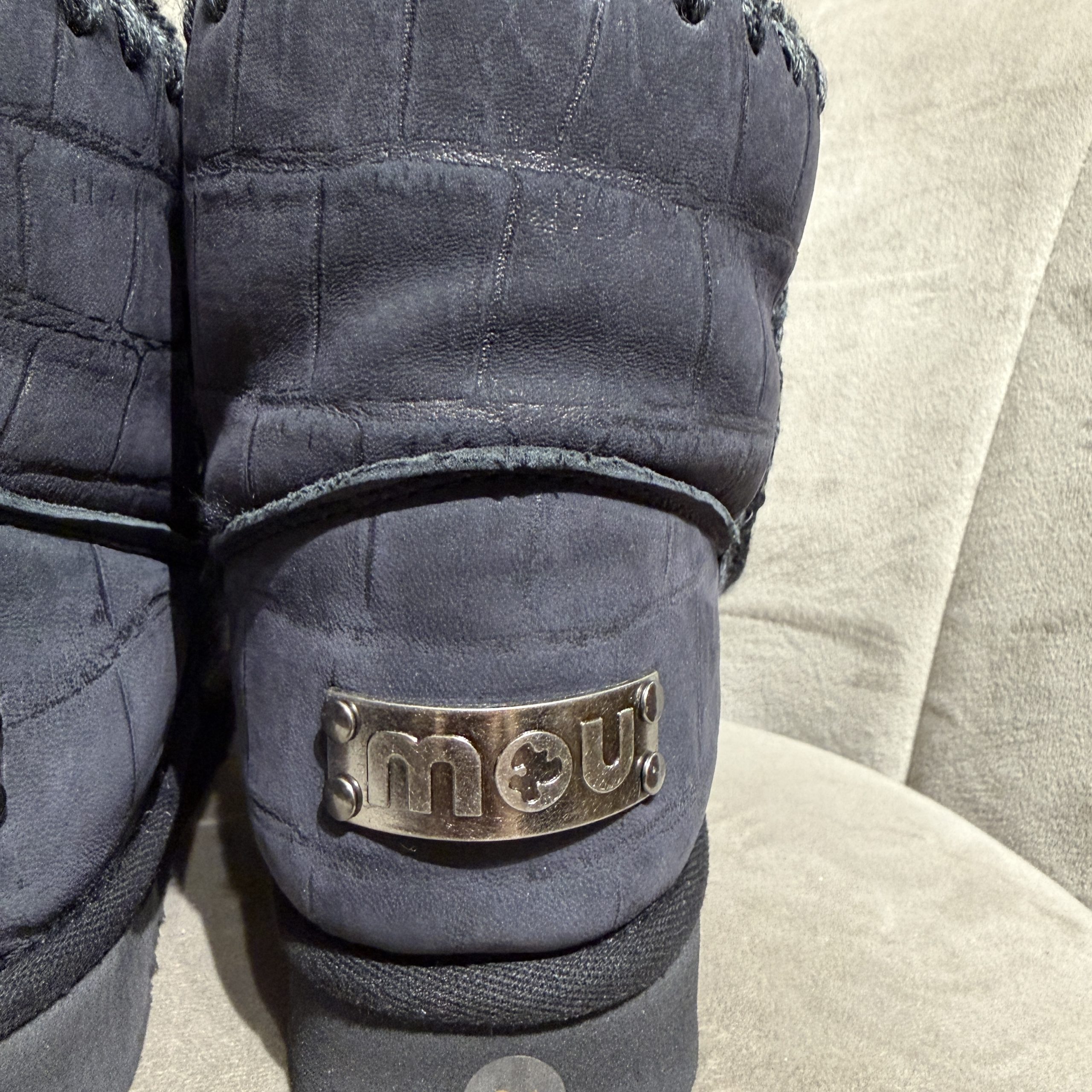 Mou - Eskimo 18 cocco nubuck - MU.FW101150C/NUCBL - Nubuck effect cocco black - immagine 4