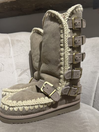 Mou - Eskimo 40 Buckle straps - MU.FW101137A/ELGRY - Elephant grey