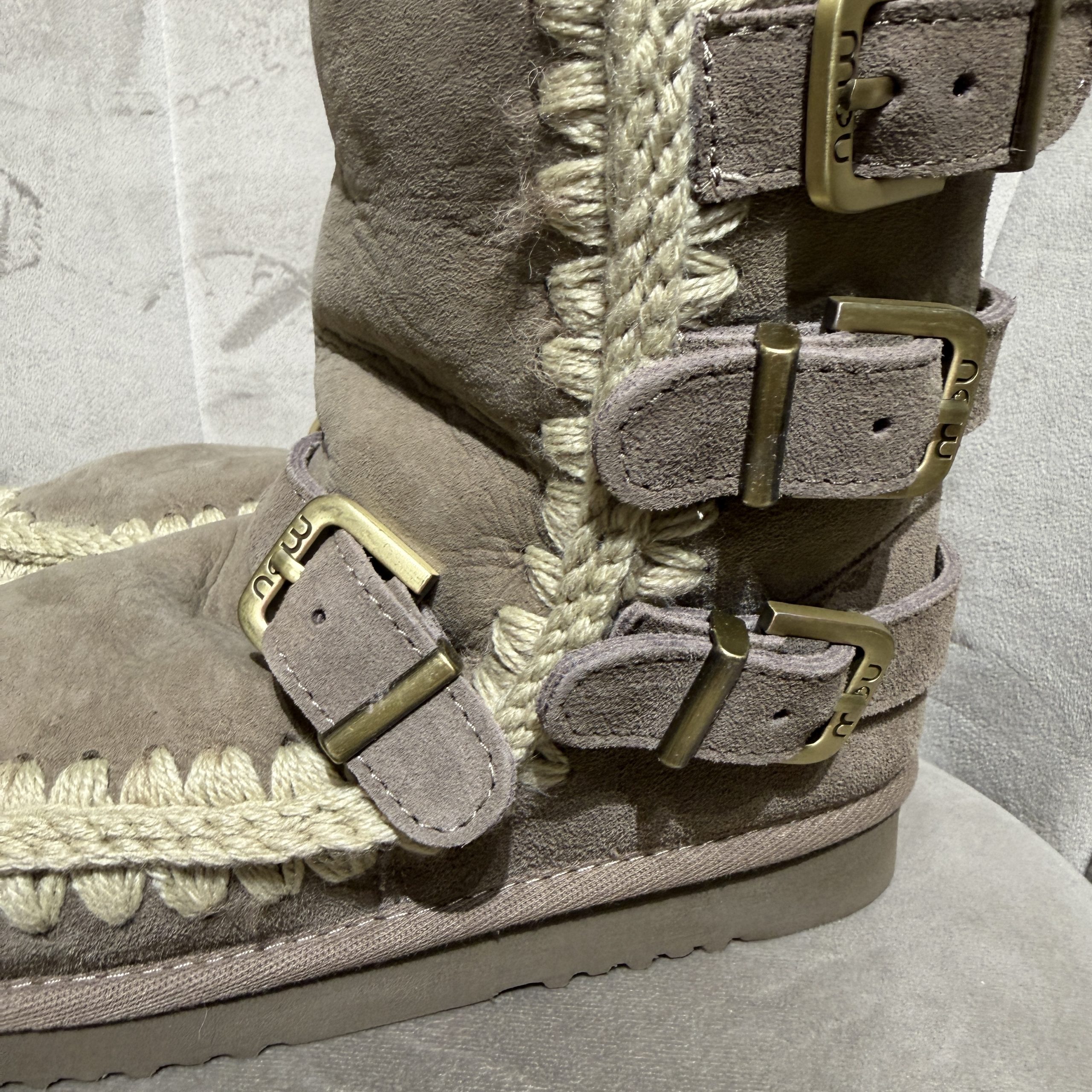 Mou - Eskimo 40 Buckle straps - MU.FW101137A/ELGRY - Elephant grey - immagine 4
