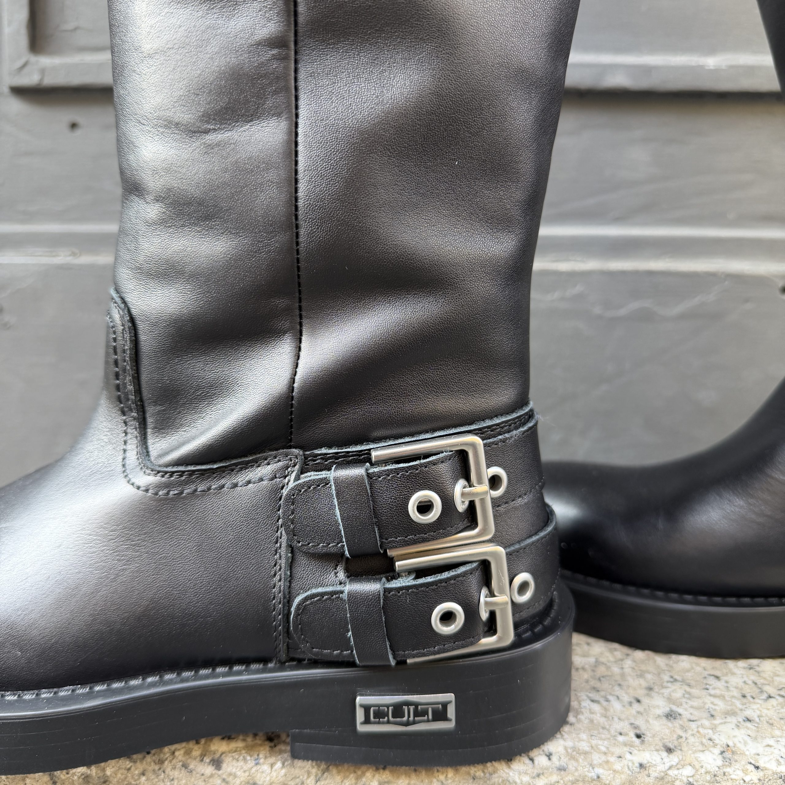 Cult - Stivale in pelle con cinturini - UNDERGROUND 4863 - CLW486500 - Nero - immagine 4