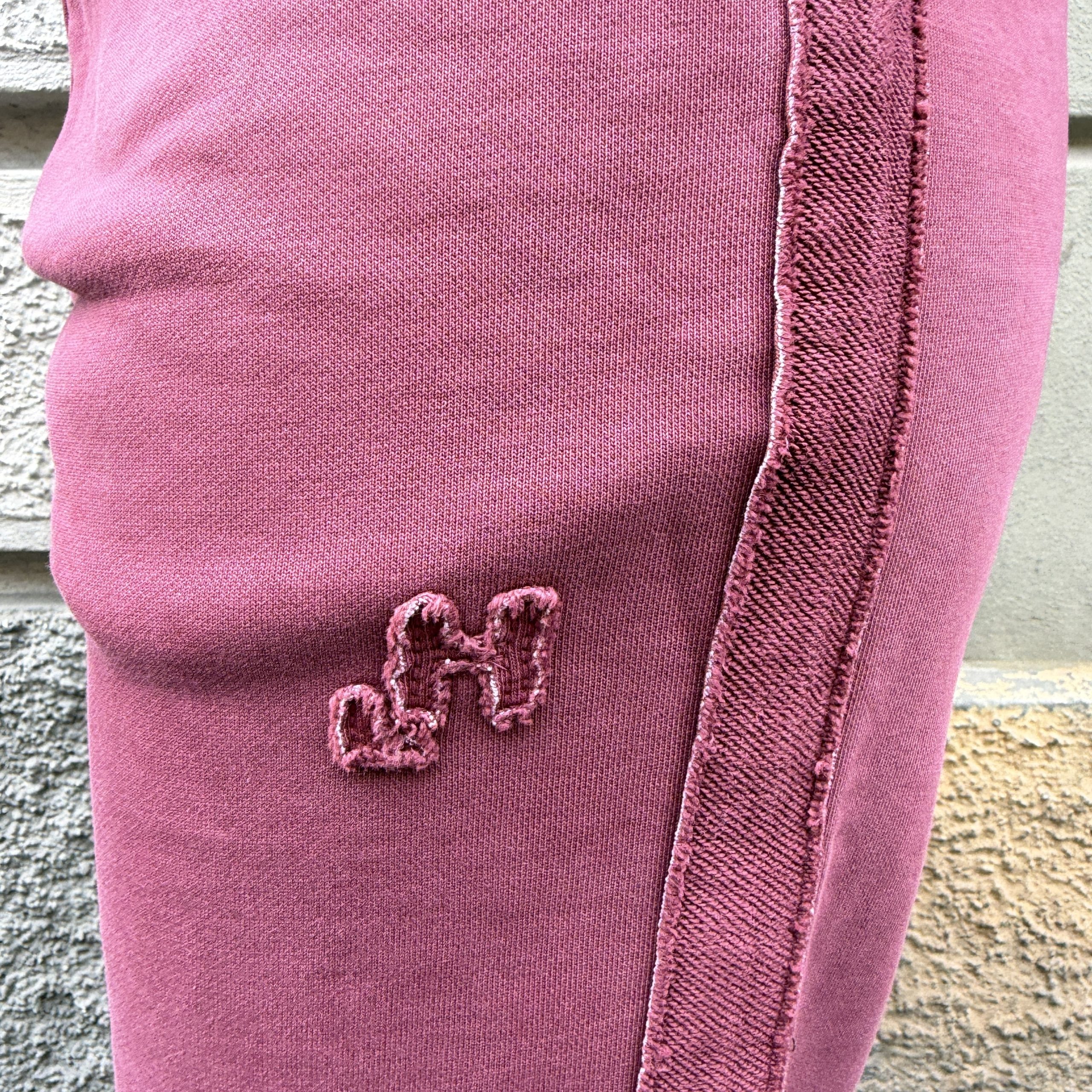 Hinnominate - Pantalone basico tinto con parti al rovescio - HMABW03111 - Bordeaux - immagine 5