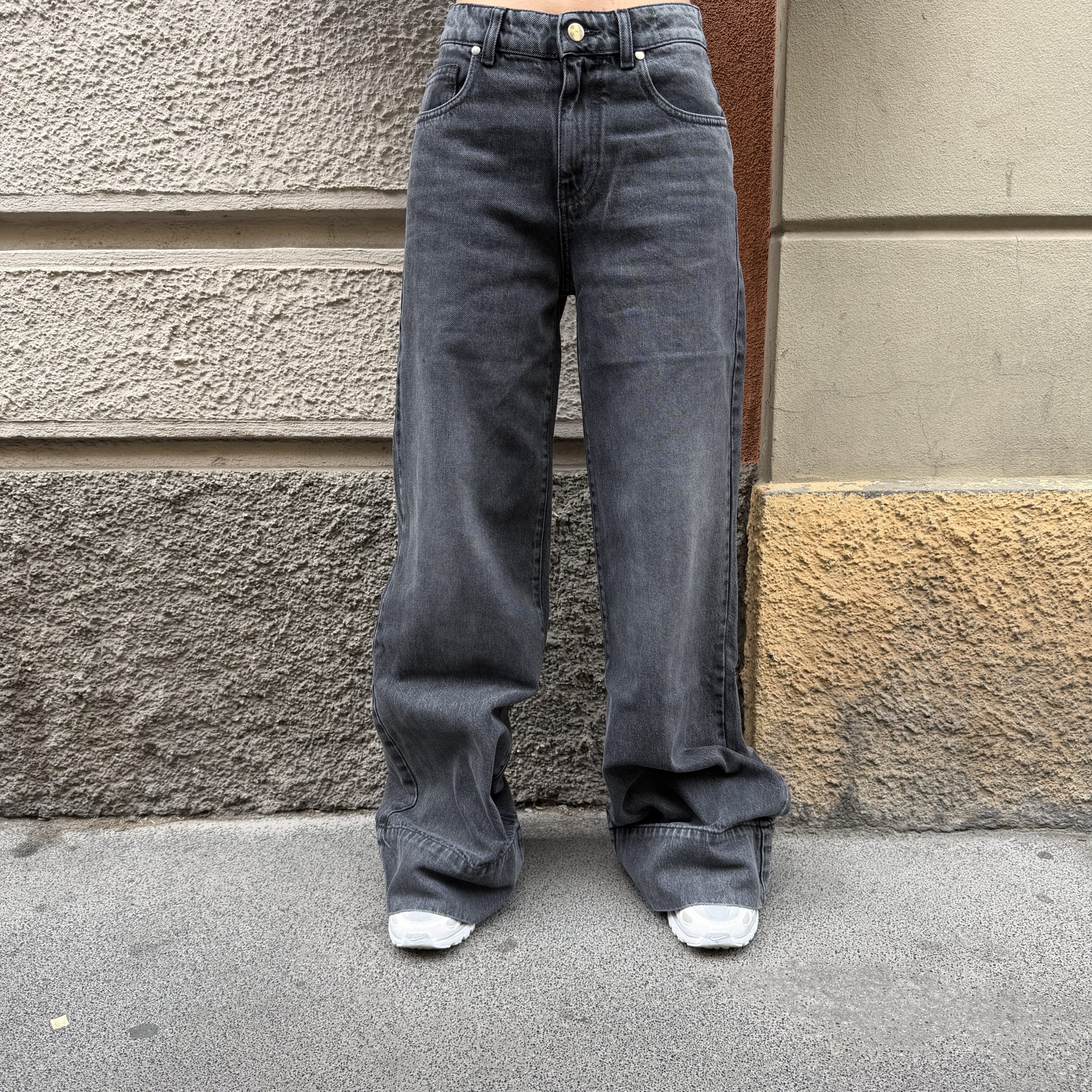Hinnominate - Belen - Denim flare fit high rise - HMABW03085 - Nero - immagine 2