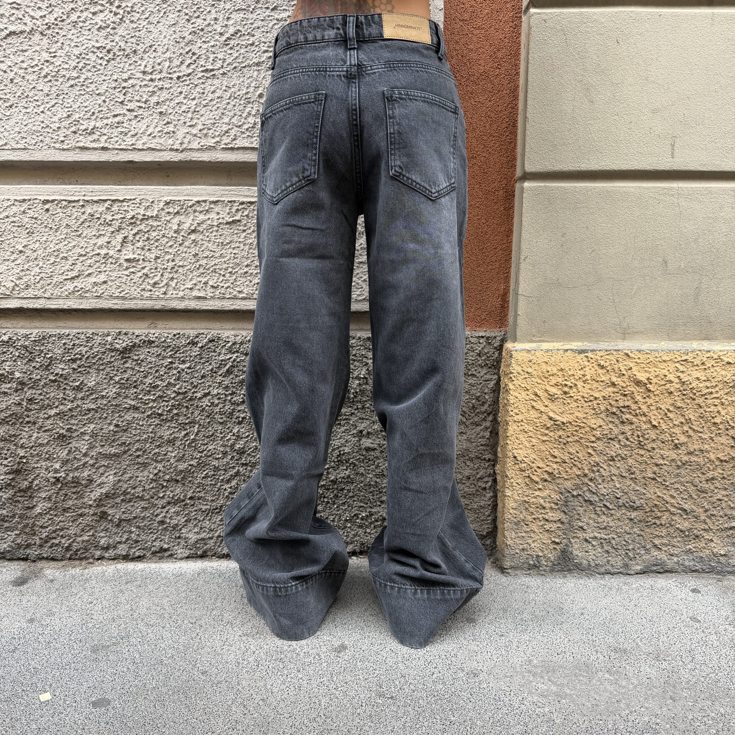 Hinnominate - Belen - Denim flare fit high rise - HMABW03085 - Nero - immagine 4