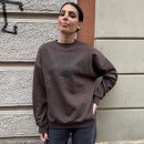Hinnominate - Felpa paricollo over - HMABW03173 - Caffè