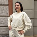 Hinnominate - Felpa paricollo con tasconi sulle maniche - HMABW03113 - Bianco burro
