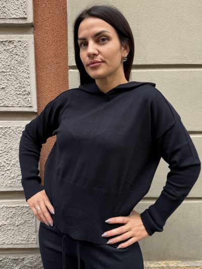Hinnominate - Maglia con cappuccio - HMABW03035 - Nero