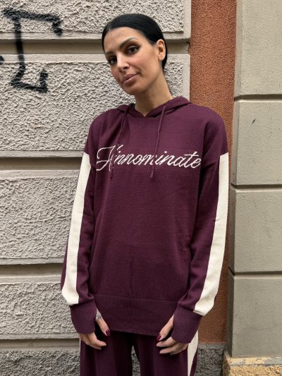 Hinnominate - Maglia con cappuccio - HMABW03020 - Bordeaux